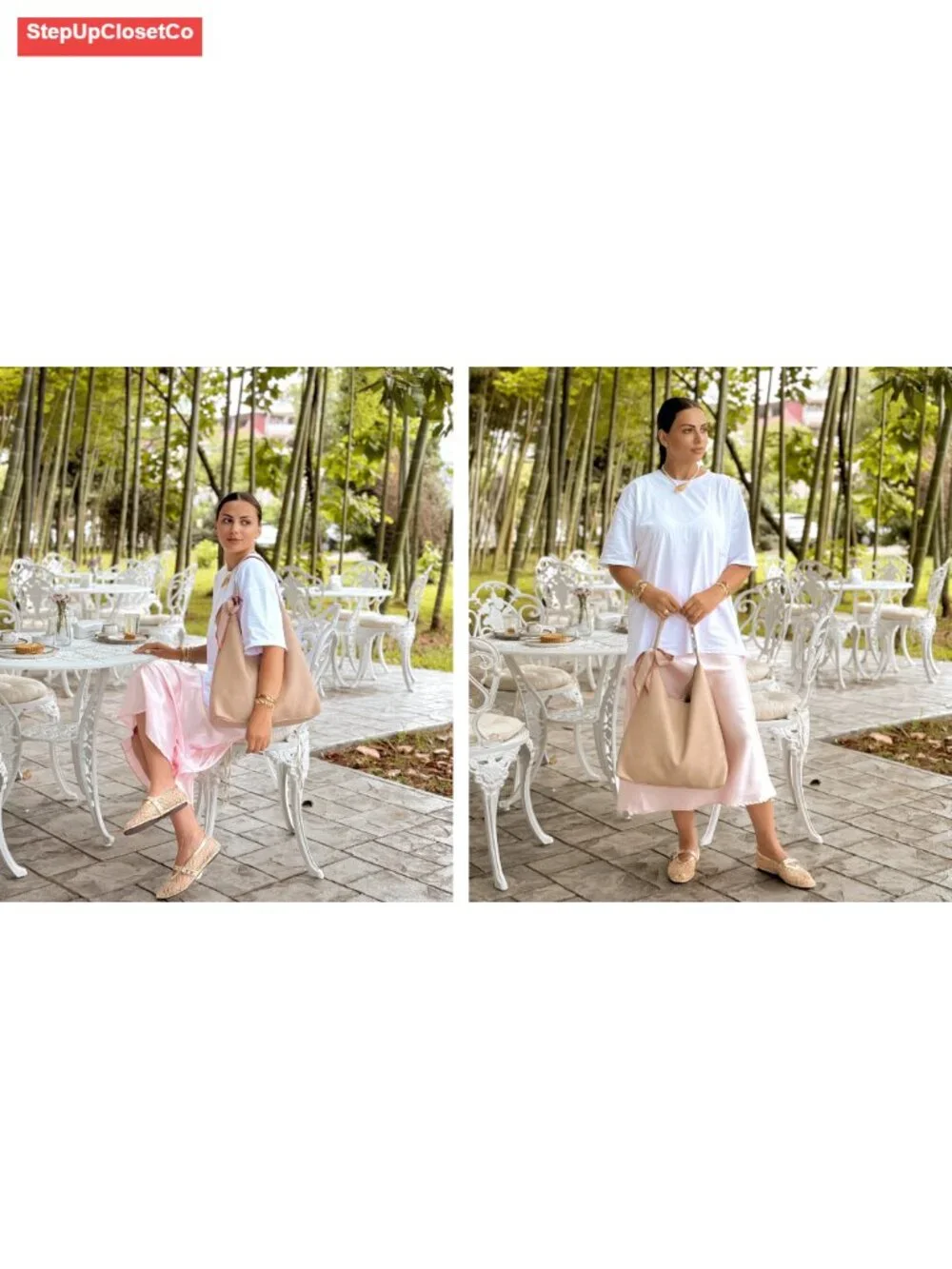 Slouchy Hobo Bag for Women Shoulder Purse with Scarf Faux Leather